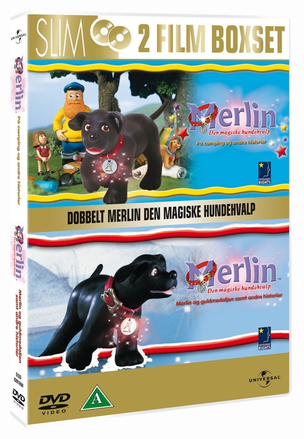 Køb Merlin Den Magiske Hundehvalp: På Camping Og Andre Historier / Merlin Den Magiske Hundehvalp: Merlin Og Guldmedaljen og andre historier