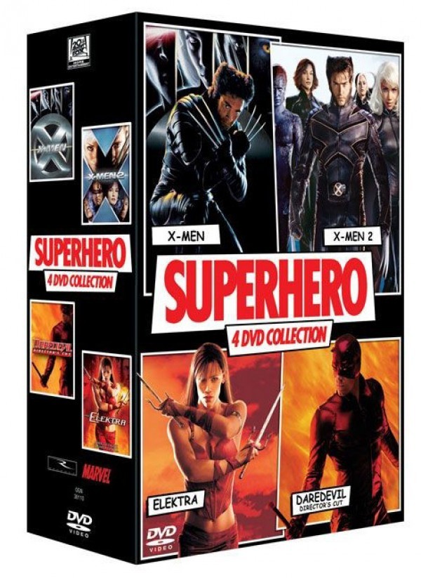 Køb Superhero 4 DVD Collection - Marvel Box