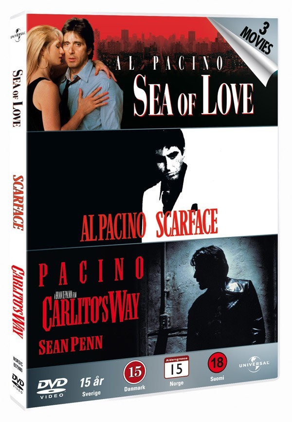 Køb Sea Of Love + Scarface + Carlitos Way