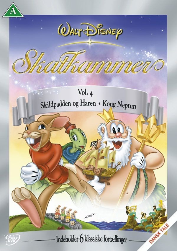 Disney Skatkammer Vol. 4 (skildpadden & haren/kong neptun)