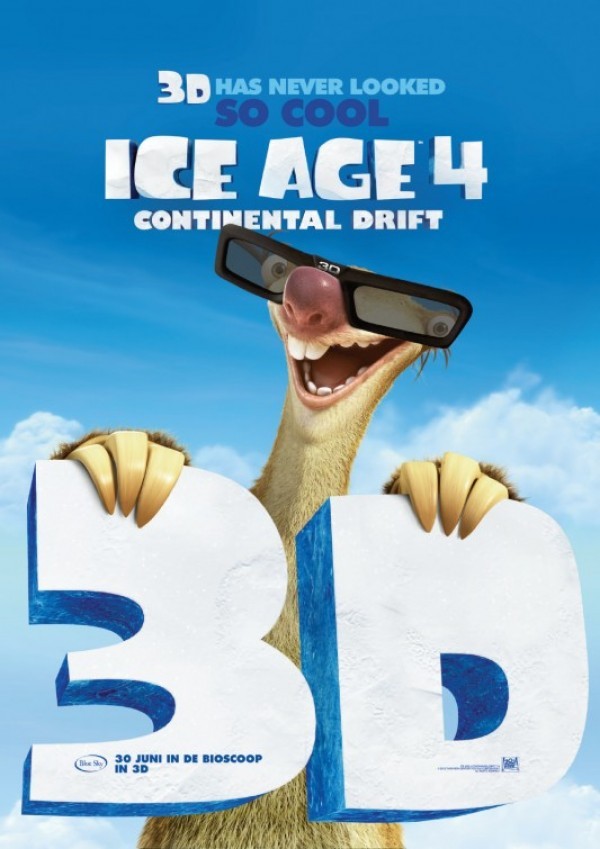 Ice Age 4: På Gyngende Grund [Blu-Ray-3D]