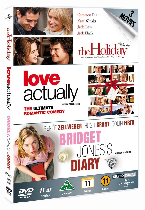 Køb The Holiday + Love Actually + Bridget Jones Diary