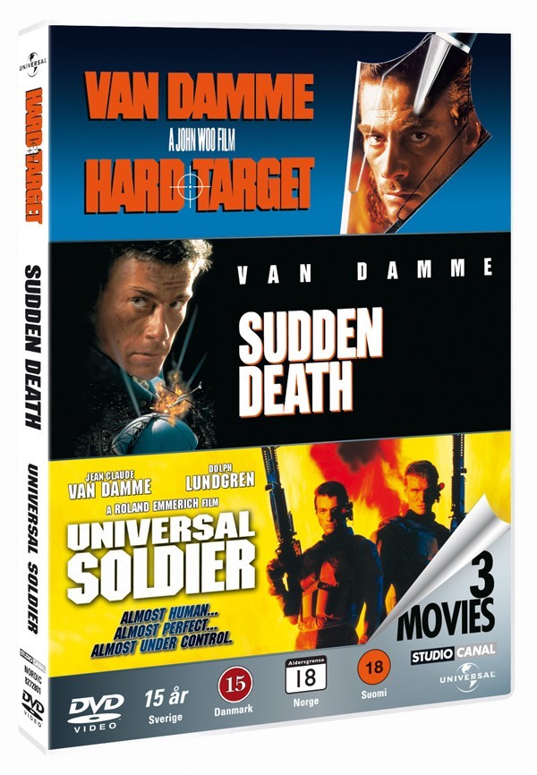 Køb Hard Target + Sudden Death + Universal Soldier