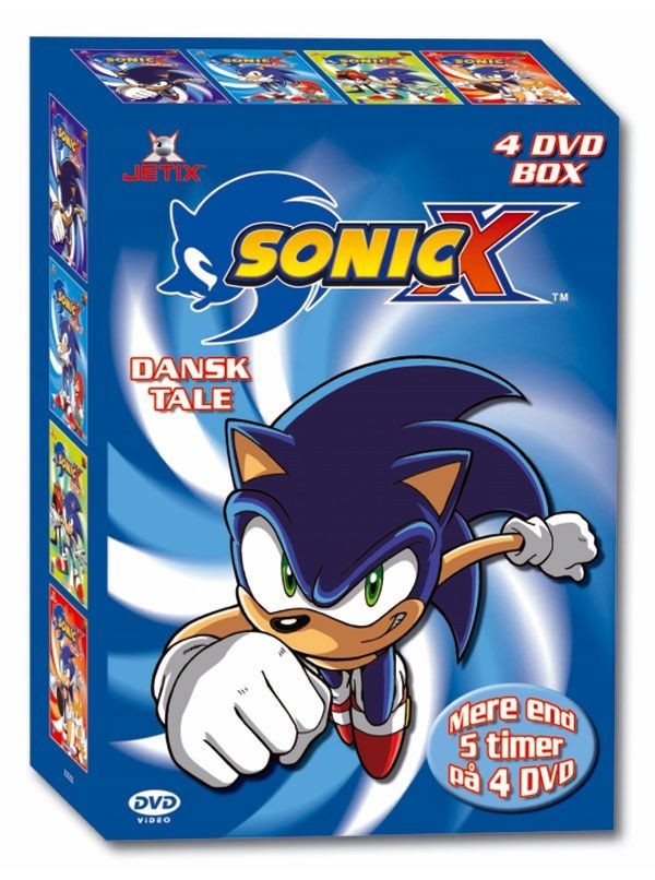 Køb Sonic X Box (4-disc)