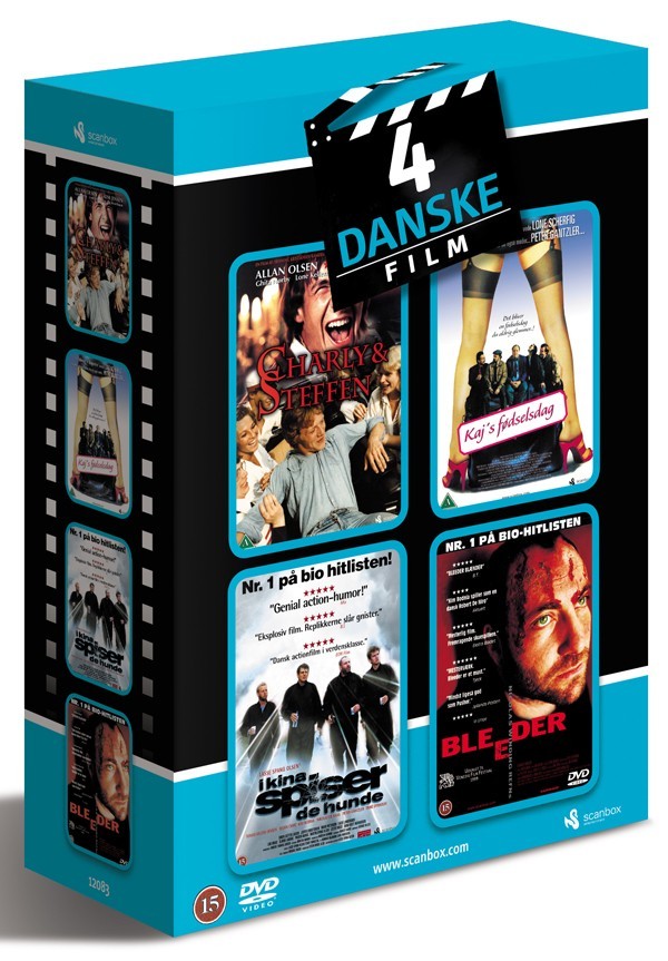 Mega Movie Mix - 4 i 1 Box 1 - Danske Film