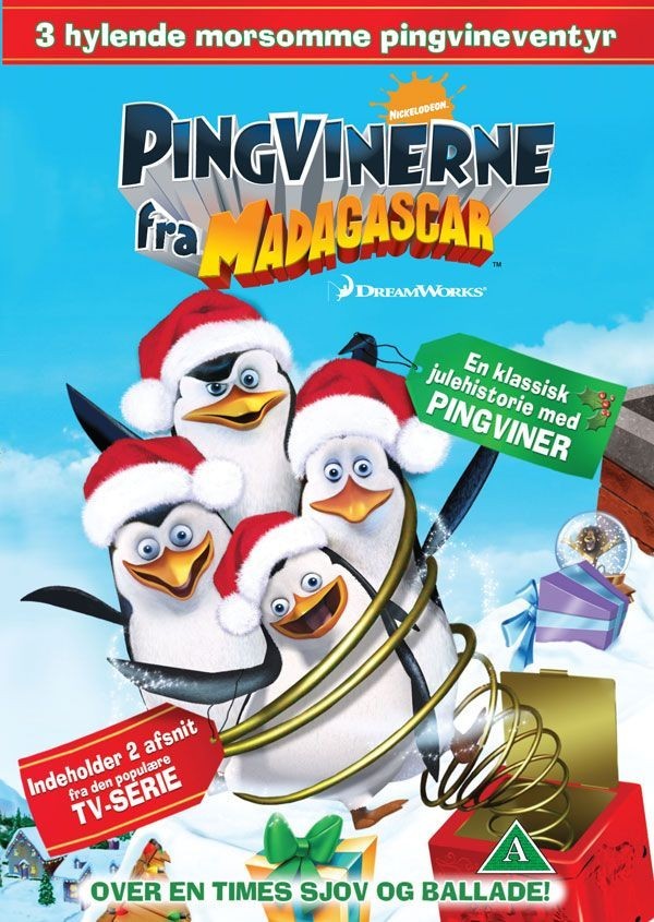 Køb Pingvinerne fra Madagascar - En Klassisk Julehistorie Med Pingviner