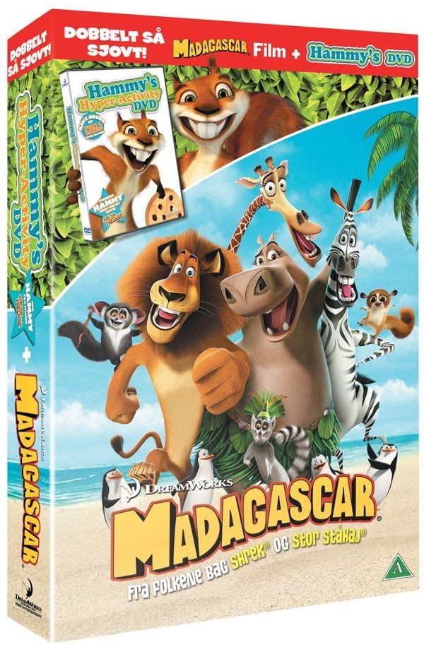 Madagascar film + Hammy's DVD