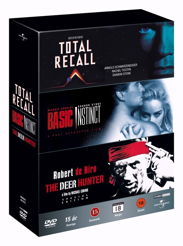 Total Recall + Basic Instinct + The Deer Hunter