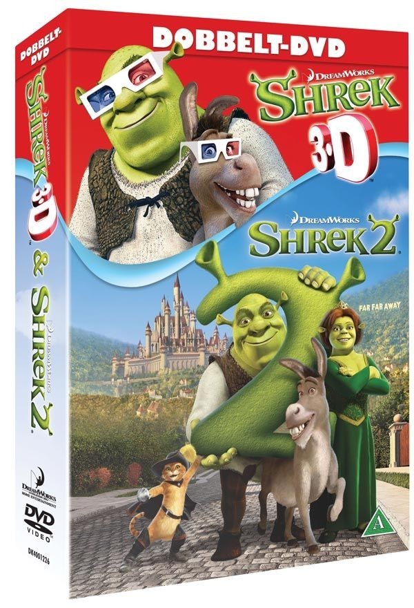 Køb Shrek 2 + Shrek 3D