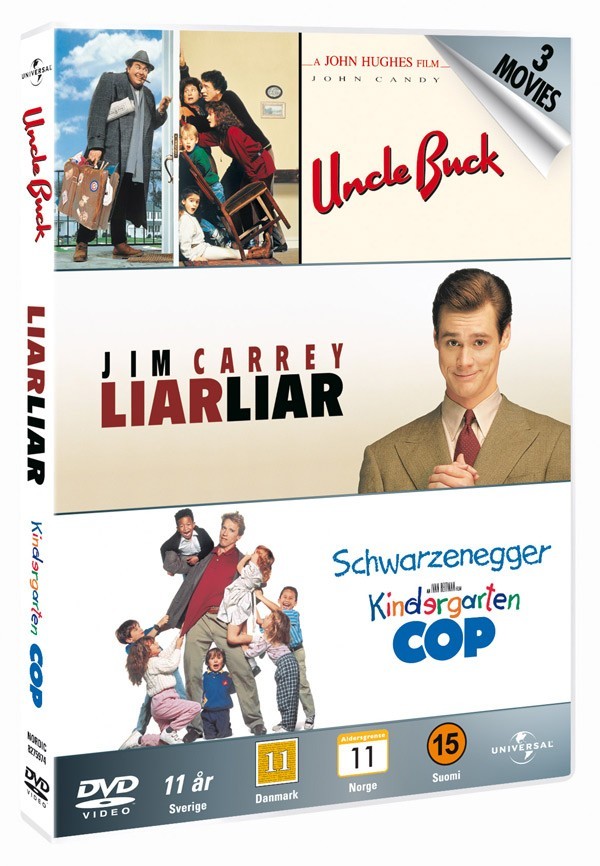 Uncle Buck + Liar Liar + Kindergarten Cop [3-disc]