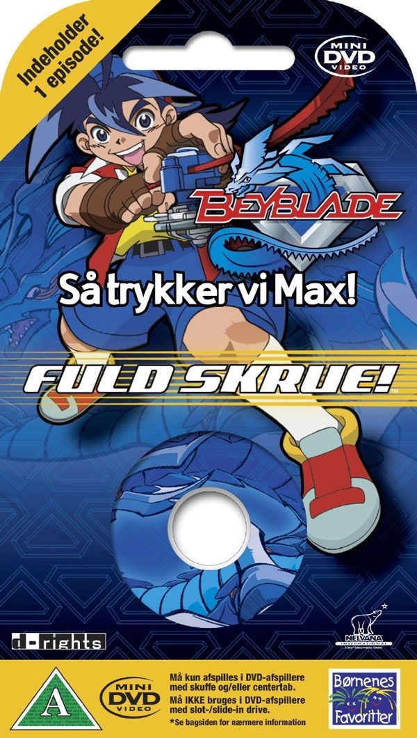 Køb Beyblade 3 Så Trykker Vi Max! Mini DVD