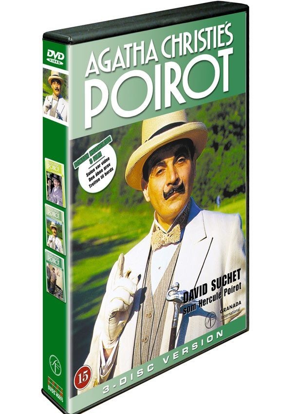 Køb Poirot Box (3-disc) - Solen Var Vidne / Den Åbne Grav / Tretten Til Bords