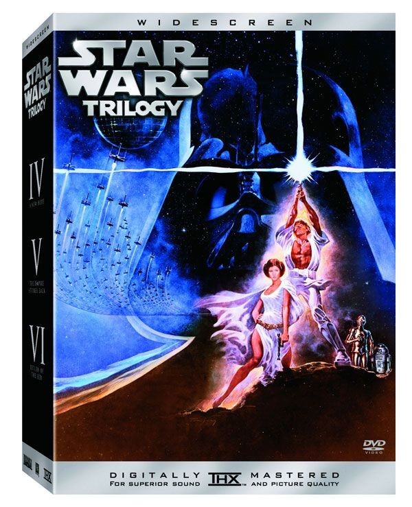 Star Wars 3 disc box