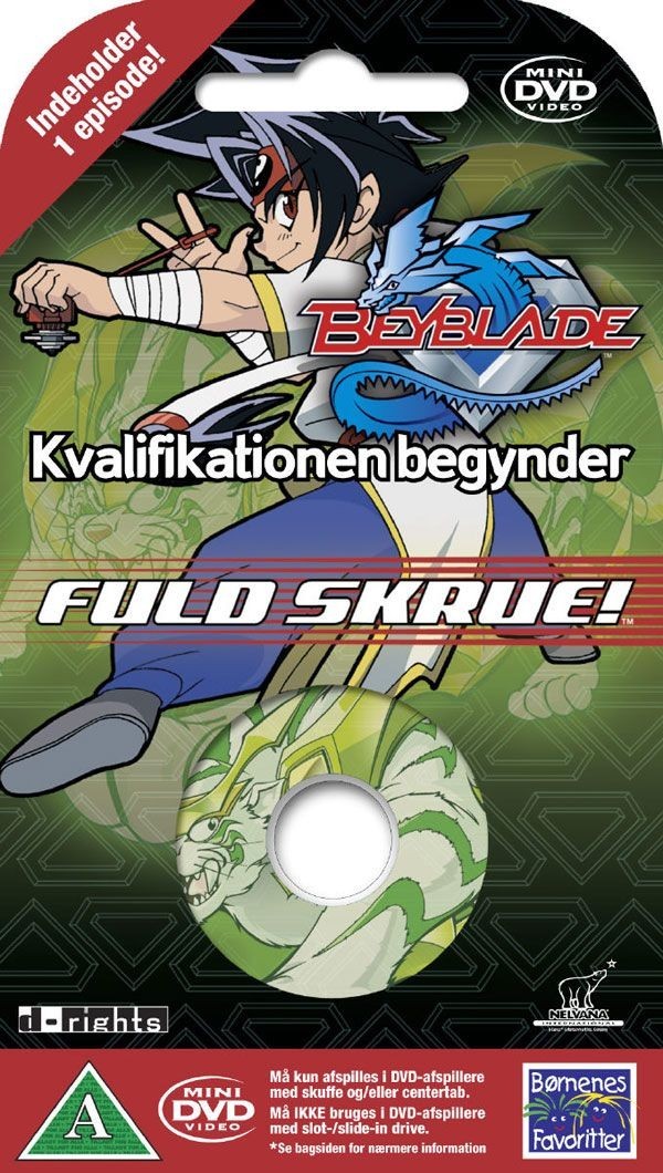 Beyblade 4 Kvalifikationen Begynder Mini DVD