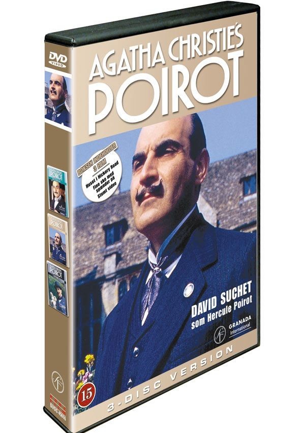 Køb Poirot Box (3-disc) - Huset I Hickory Road / Fine Sko Med Spænder / Stumt Vidne