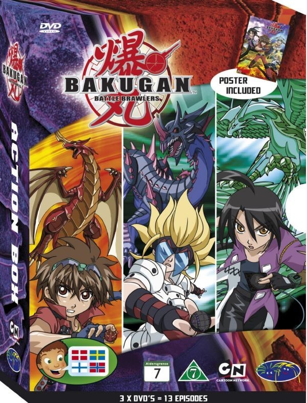 Køb Bakugan Action Boks (Vol 1-3)