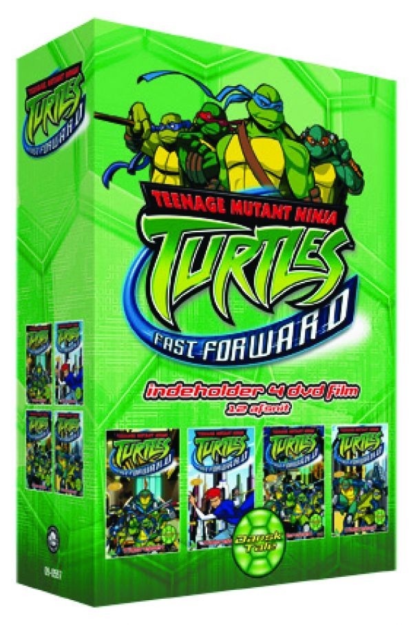 Køb Teenage Mutant Ninja Turtles - Fast Forward Grøn Box [4-disc]