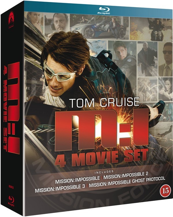 Køb Mission Impossible 1-4 [Blu-Ray Box]