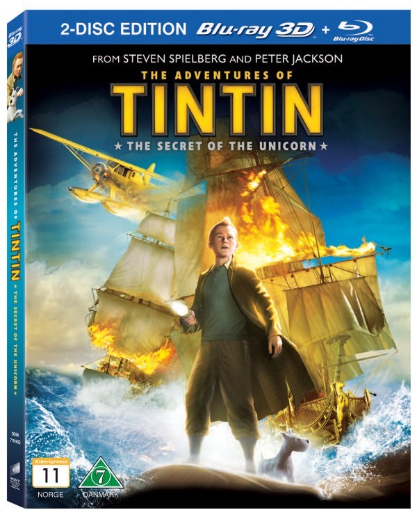 Tintin: Enhjørningens Hemmelighed (BR-3D + BR)