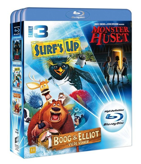 Køb Monster House + Surfs Up + Open Season 