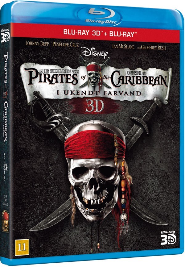 Køb Pirates of the Carribean 4: I Ukendt Farvand [Blu-ray 3D + Blu-ray]