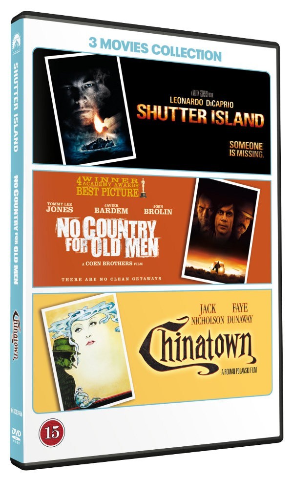 Køb Shutter Island / No Country For Old Men / Chinatown