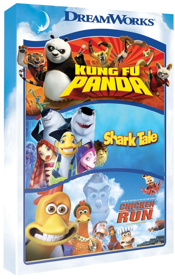 Kung Fu Panda / Stor ståhaj / Flugten fra hønsegården